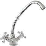 Robinet mélangeur de cuisine beverly - rousseau - sans douchette - style rétro - Économie d'eau Robinet mélangeur de cuisine beverly - rousseau - sans douchette - style rétro - Économie d'eau