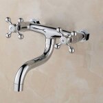 Robinet mural robinet lavabo mélangeur mitigeur salle de bain évier vasque design moderne Robinet mural robinet lavabo mélangeur mitigeur salle de bain évier vasque design moderne