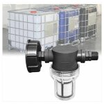 Robinet raccord cuve 1000 l pour collecteur eau pluie avec filtre adaptateur ibc s60x6