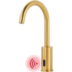 Robinet de salle de bain capteur infrarouge - automatique �conomie deau or