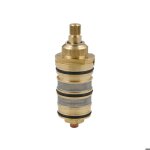 Robinet thermostatique de douche en laiton avec cartouche et poigne pour mitigeur de douche macaron couleurs ...