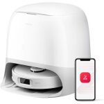 Roborock qrevo curv s5x (qrevo maxv amlior)aspirateur robot 18500 pa brosse et serpillire extensibles ...