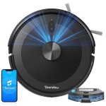 Robot aspirateur et laveur intelligent - 4500puissance - navigation laser lds - contr�le wi - fi / appli ...