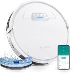 Robot aspirateur laveur poils animauxg20 aspirateur robot 3 en 14000paalexa / wifi / appidal pour tapis ...