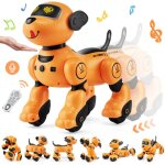 Robot chien programmable enfants - vevor - t�l�commande voix tactile - suivent automatiquement batterie ...