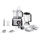 Robot de cuisine - bosch - multitalent 8 - 1250 w - noir - smart tool detection