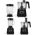 Robot de cuisine multifonction - livoo - 600 w - 15 l - 6 accessoires inclus