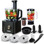 Robot culinaire 11 en 1 de 1100 w avec hachoir crochet pétrisseur mixeur presse - agrumes et moulin à ... Robot culinaire 11 en 1 de 1100 w avec hachoir crochet pétrisseur mixeur presse - agrumes et moulin à ...