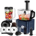 Robot culinaire 1100 w bol mélangeur 32 l hachoir multifonction mixeur 15 l presse - agrumes bleu foncé ... Robot culinaire 1100 w bol mélangeur 32 l hachoir multifonction mixeur 15 l presse - agrumes bleu foncé ...