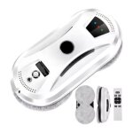 Robot laveur de vitre automatique 5600pa spray ultrasonique capteurs z 10 lingettes microfibre scurit ...