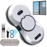 Robot de nettoyage de vitres �lectrique 5600pa grande aspiration spray �lectrique 3 modes de nettoyage ...