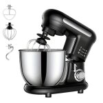 Robot patissier 1000w 3. 5l 6 vitesses avec bol inox et couvercle anti - claboussures ? robot de cuisine ...