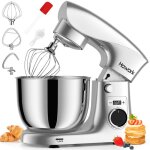 Robot patissier 5 l robot ptissier 1500w robot cuisine avec fouet batteur crochet bol dacier inoxydable ...