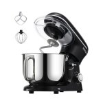 Robot ptissier domestique 1400 w - vevor - batteur sur socle 568 l - mixeur  pte - avec bol en acier ...
