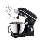 Robot p�tissier domestique 1400 w - vevor - batteur sur socle 784 l - mixeur � p�te - avec bol en acier ...