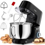 Robot p�tissier homlee 1800w - bol 7. 2l - 6 vitesses - acier inoxydable - noir - classe �nerg�tique ...