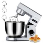 Robot patissier howork 1500w robot petrin professionnel robot cuisine bol de 5l multifonctions faible ...