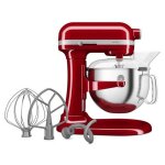 Robot p�tissier - kitchenaid - artisan - bol relevable 56l - 375w - rouge empire