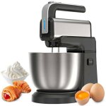 Robot pâtissier multifonctions 300 w 5 vitesses réglables bol en acier inoxydable de 35 l avec fouet ... Robot pâtissier multifonctions 300 w 5 vitesses réglables bol en acier inoxydable de 35 l avec fouet ...