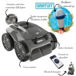 Robot piscine connect� alpha 6400 iq / zodiac - fond + parois + ligne deau + blue connect go offert