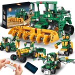 Robot technologique rc - auto pour enfants kit de construction 5 - en - 1 avec app & t�l�commande rc ...