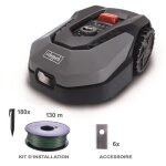 Robot tondeuse connect� 600m2 scheppach robocut xl600 avec station de recharge jusqu� 600 m� capteur ...
