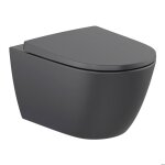 Roca cuvette wc suspendue ona sans bride noir mat (sans abattant) a346687080