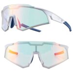 Rockbros lunettes photochromiques v�lo vtt blanc hommes femmes uv400 sport cyclisme soleil randonn�e ...