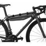 Rockbros sacoche cadre v�lo 1. 5l �tanche tube sup�rieur 43cm pour pompe vtt route e - bike gris