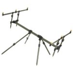Rod pod - mikado - threeliner - pieds réglables - buzz bars 3 tiges - dark green Rod pod - mikado - threeliner - pieds réglables - buzz bars 3 tiges - dark green