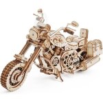 Rokr maquette bois 3d moto cruiser engrenages m�caniques adulte