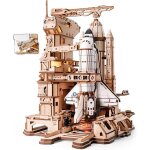 Rokr puzzle 3d bois lka02 navette spatiale maquette � construire