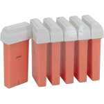 Roll on cire epilation � la rose - compatibles easywax - facile � �taler et � retirer - lot de 6 recharges ...