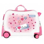 Valise enfant - roll road - valise trotteur fille fantasy - 50 x 39 x 20 cm - blanc Valise enfant - roll road - valise trotteur fille fantasy - 50 x 39 x 20 cm - blanc