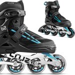 Roller - movino - cruzer b2 - bleu - taille l (38 - 41) - freeride pour jeunes
