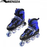 Roller en ligne reglable - mengda - roller garons et filles - enfant rollers - taille m 35 - 38 - cadeau ...