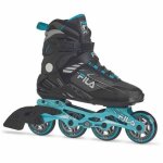 Rollers femme - fila - legacy pro 80 - platine aluminium - roues 80mm - abec 5