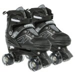 Rollers huole patins � glace pour enfants r�glables taille s � double rang�e de roues pu full flash enti�remen ...