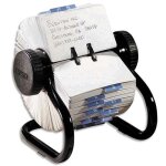 Rolodex fichier rotatif noir métal az n66704 Rolodex fichier rotatif noir métal az n66704