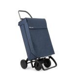Chariot de courses - rolser - jean tweed - 4 roues - aluminium - impermable