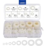 Aimoonsa rondelles nylon m2?m10 pack 520 pi�ces ? entretoises plastiques r�sistant