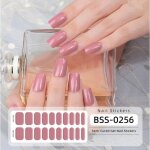 Rose autocollants auto - adhsifs pour vernis  ongles complets pour ongles uv / led lamp required bandes ...