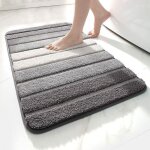 Rose - tapis de bain antiderapant extra doux tapis salle bain lavable en machine absorbant leau 40 x ...