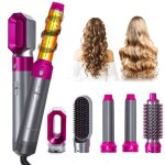 Rosedoes brosse soufflante 5en1 s�che - cheveux �lectrique - 1000w - 3 temp�ratures - accessoires inclus ...