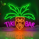 Rosnek enseignes lumineuses n�on led - tiki bar - pour d�coration murale lettre panneau pour chambre ...