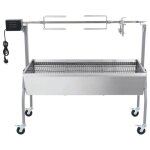 Rtissoire jardin - rtissoire pour barbecue lectrique acier inoxydable neuf - bm 7786837