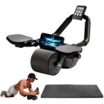Roue abdominale rebond automatique - roue abdominale 4d avec soutien des coudes - appareil dentranement ...