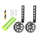 Roues auxiliaires pour v�lo enfant roues dentra�nement pour gar�ons et filles conduite s�re noir