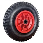 Roue gonflable pour brouette - 4. 10 / 3. 50 - 6 - al�sage 20 mm - linxor