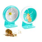 Roue pour hamster - diamtre : 18 cm - avec support rglable - roue silencieuse - disque antidrapant ...